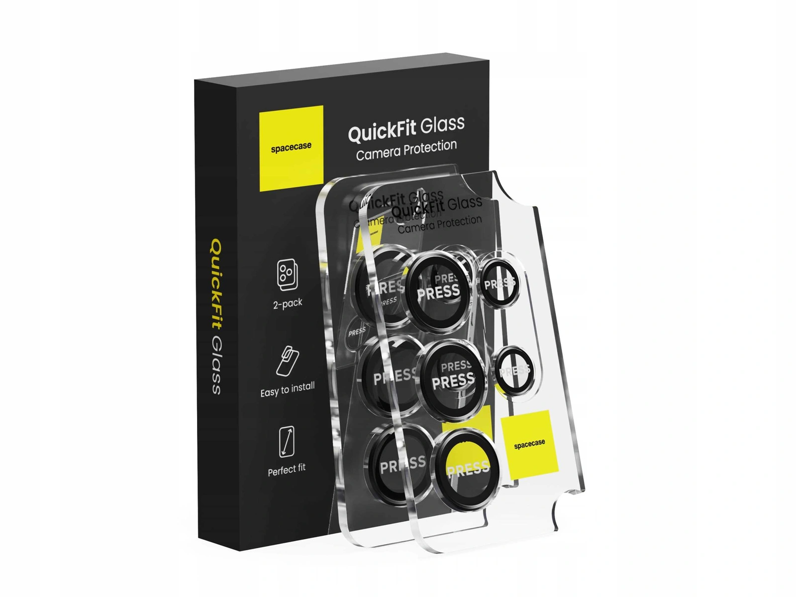 Ring z aplikatorem na aparat Galaxy S25 Ultra - Spacecase QuickFit Camera