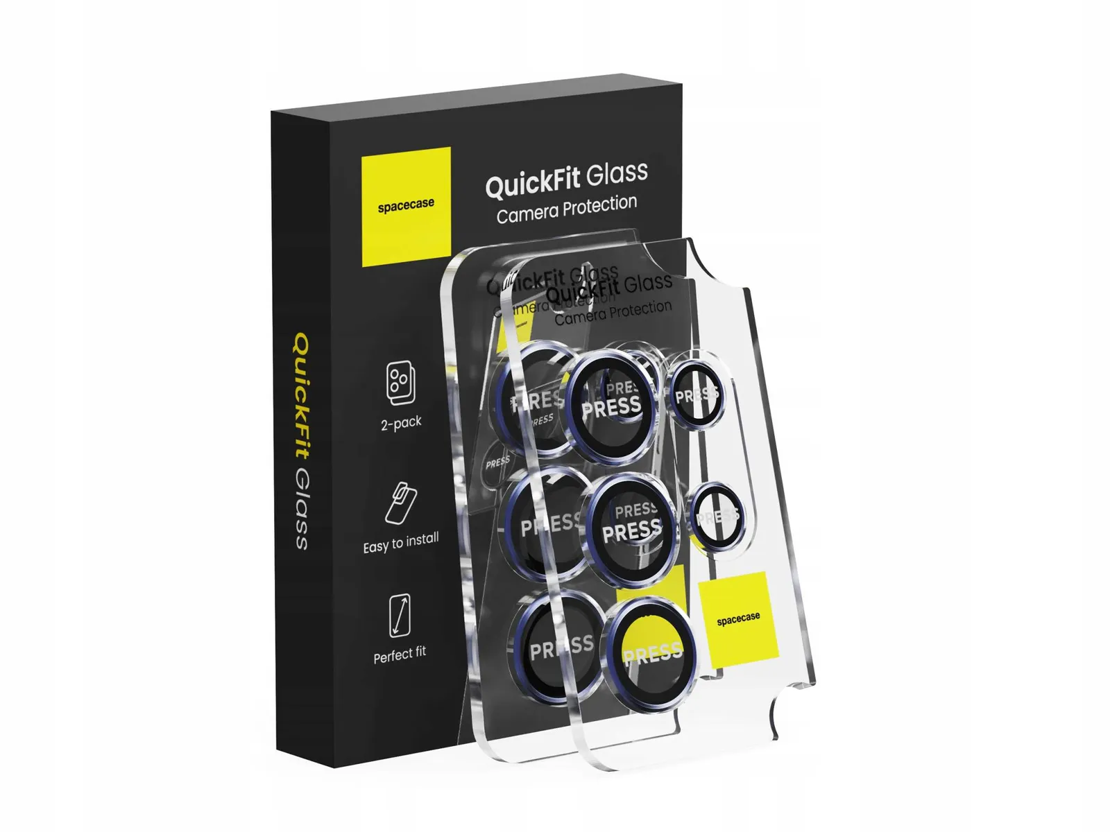 Ring z aplikatorem na aparat Galaxy S25 Ultra - Spacecase QuickFit Camera