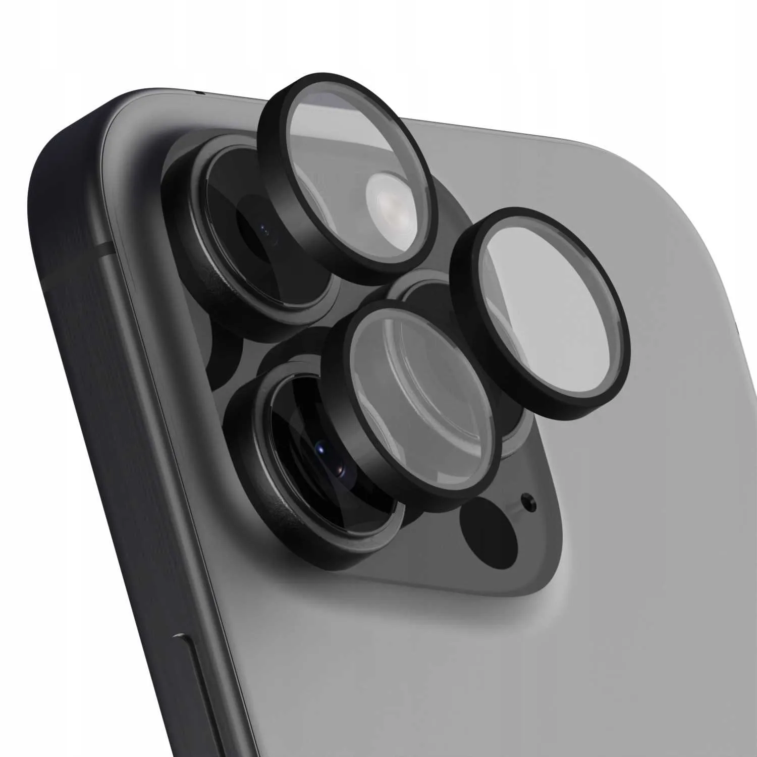 Idealnie dopasowanie do obiektywów iPhone 16 Pro/Max