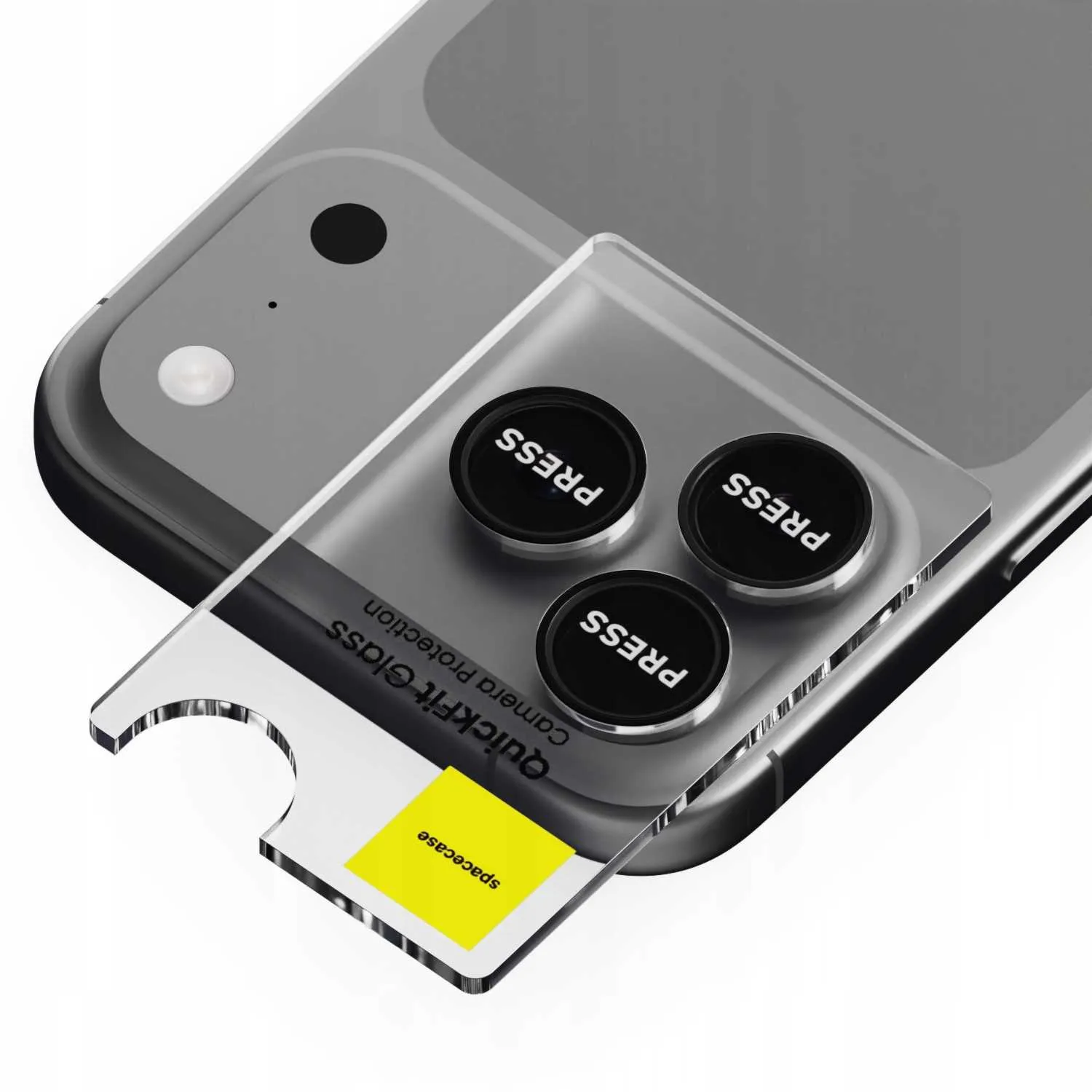 Łatwy montaż szkła na aparat iPhone 17 Pro / 17 Pro Max