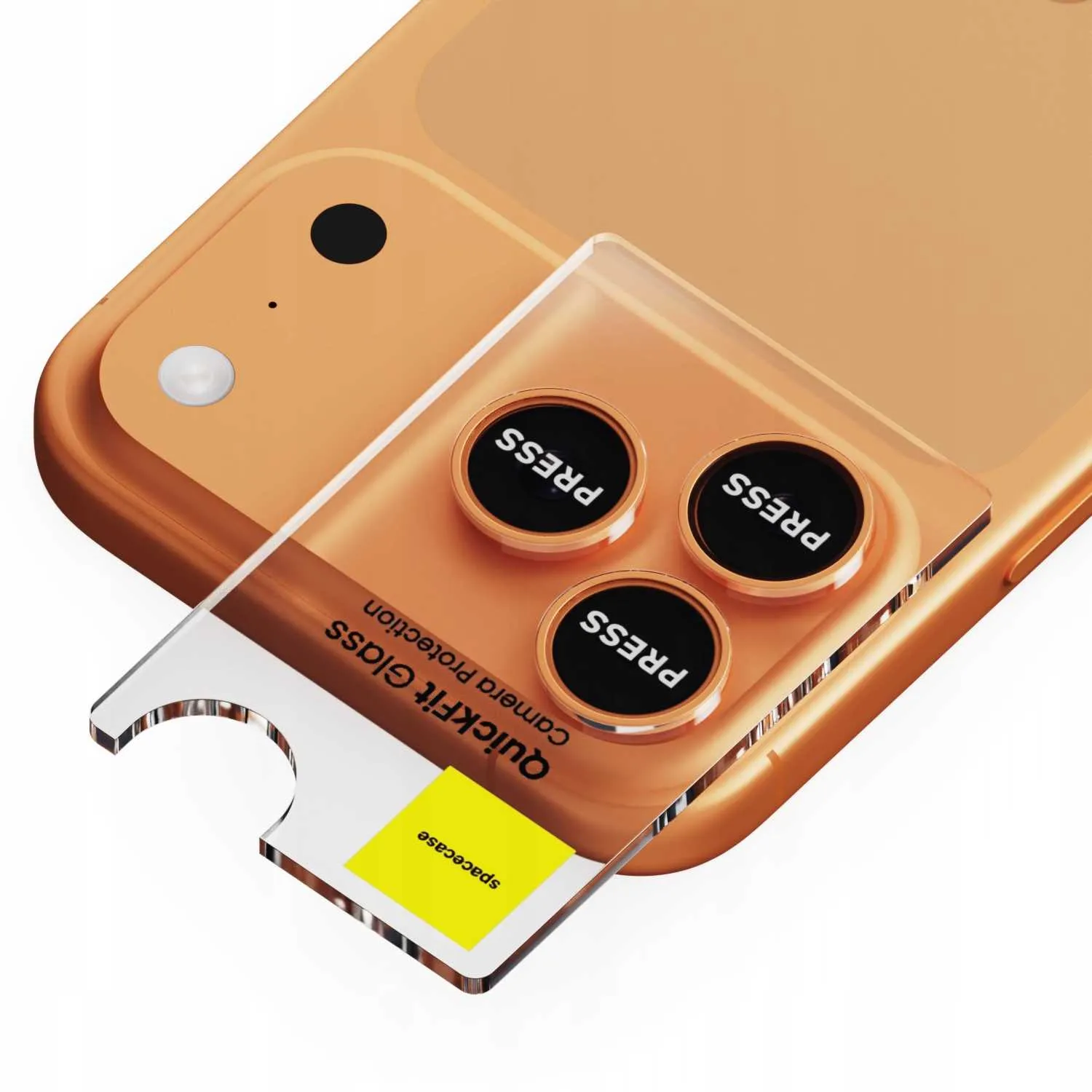 Łatwy montaż szkła na aparat iPhone 17 Pro / 17 Pro Max