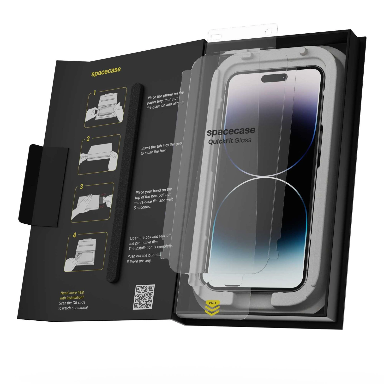 Precyzyjne dopasowanie szkła ochronnego do iPhone 14 Pro Max
