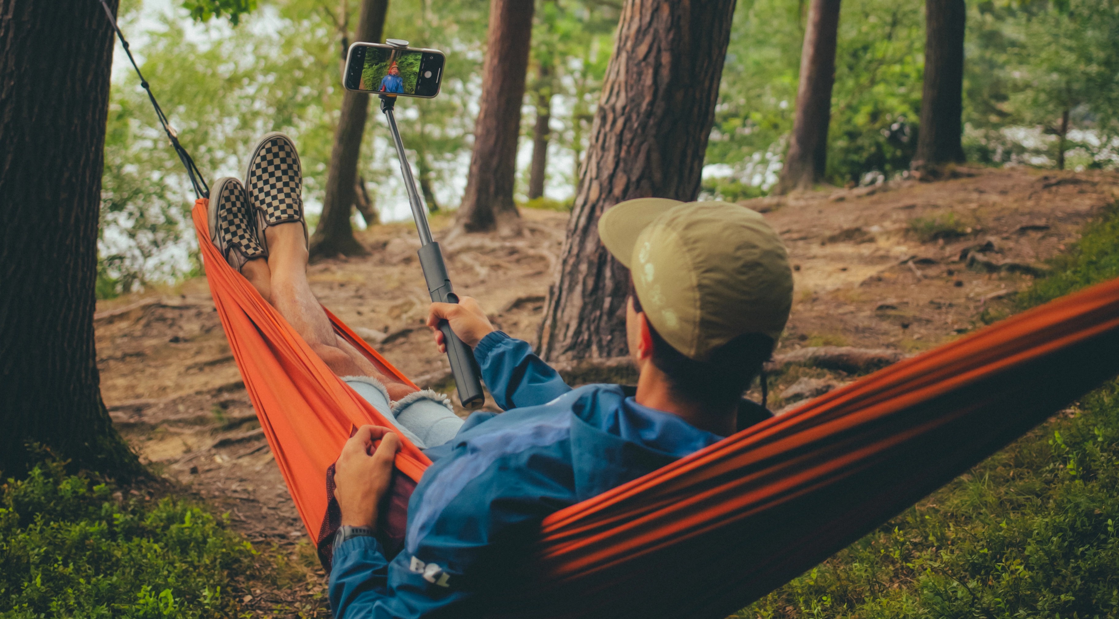 Spacecase Selfie Stick Pro Bluetooth — widok produktu w kolorze czarnym