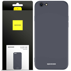 Etui silikonowe Spacecase Silicone Case do iPhone 7/8/SE czarne