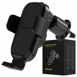 Uchwyt samochodowy Spacecase z ładowarką indukcyjną na kratkę wentylacyjną