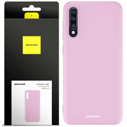 Etui silikonowe Spacecase Silicone Case do Galaxy A70 liliowe