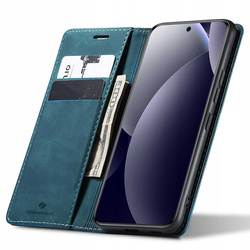 Etui z klapką Spacecase Wallet do Redmi Note 15 Pro+ 5G niebieskie