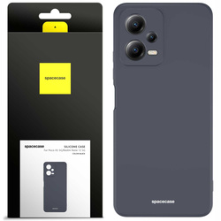 Etui silikonowe Spacecase Silicone Case do Poco X5 5G/Redmi Note 12 5G czarne