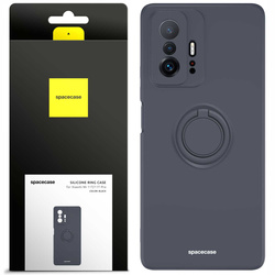 Etui Spacecase Silicone Ring do Xiaomi Mi 11T/11T Pro czarne