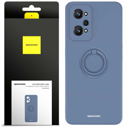 Etui Spacecase Silicone Ring do Realme GT Neo 2/Neo 3T/GT2 niebieskie