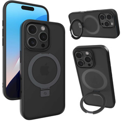 Etui Spacecase Ring Pro Mag do iPhone 16 Pro czarne