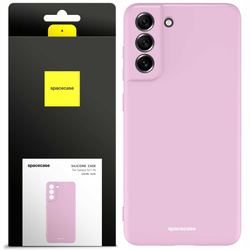 Etui silikonowe Spacecase Silicone Case do Galaxy S21 FE liliowe