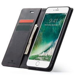 Etui z klapką Spacecase Wallet do iPhone 7/8 Plus czarne