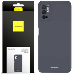 Etui silikonowe Spacecase Silicone Case do Poco M3 Pro/ Note 10 5G czarne