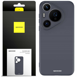 Etui silikonowe Spacecase Silicone Case do Huawei Pura 70 Pro czarne
