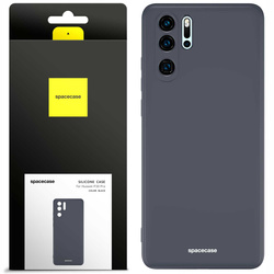 Etui silikonowe Spacecase Silicone Case do Huawei P30 Pro czarne