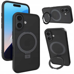 Etui Spacecase Ring Pro Mag do iPhone 16 czarne