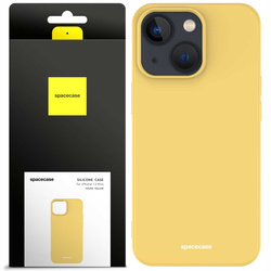 Etui silikonowe Spacecase Silicone Case do iPhone 13 mini żółte
