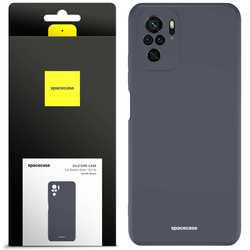 Etui silikonowe Spacecase Silicone Case do Redmi Note 10/10s czarne