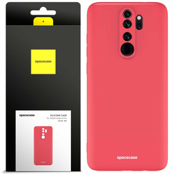 Etui silikonowe Spacecase Silicone Case do Redmi Note 8 Pro czerwone