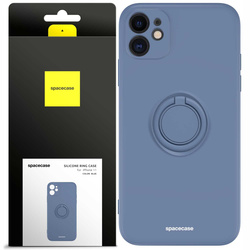 Etui Spacecase Silicone Ring do iPhone 11 niebieskie