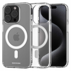 Etui Spacecase Clear Mag do iPhone 15 Pro przezroczyste