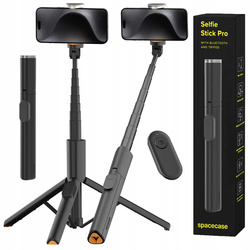 Uchwyt, kijek, statyw Spacecase Selfie Stick Pro Bluetooth czarny
