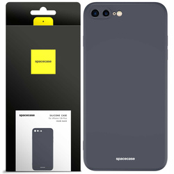 Etui silikonowe Spacecase Silicone Case do iPhone 7/8 Plus czarne