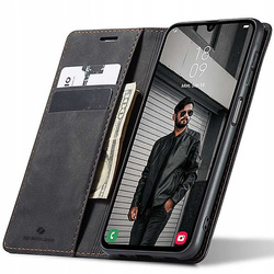 Etui z klapką Spacecase Wallet do Galaxy A25 5G czarne