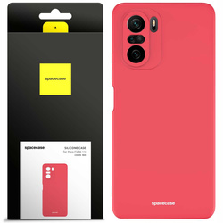 Etui silikonowe Spacecase Silicone Case do Poco F3 / Mi 11i czerwone