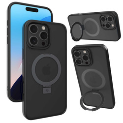 Etui Spacecase Ring Pro Mag do iPhone 16 Pro Max czarne