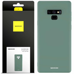 Etui silikonowe Spacecase Silicone Case do Galaxy Note 9 ciemno zielone