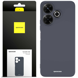 Etui silikonowe Spacecase Silicone Case do Redmi 13 4G czarne