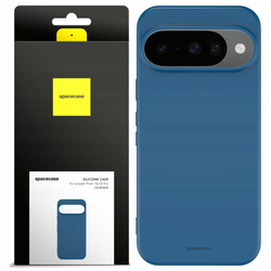 Etui silikonowe Spacecase Silicone Case do Google Pixel 10/10 Pro niebieskie