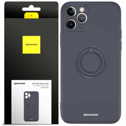 Etui Spacecase Silicone Ring do iPhone 11 Pro Max czarne