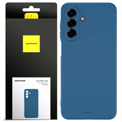 Etui silikonowe Spacecase Silicone Case do Galaxy A36 5G granatowe