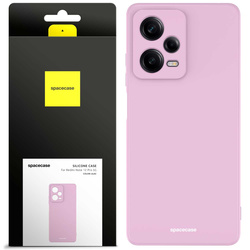Etui silikonowe Spacecase Silicone Case do Redmi Note 12 Pro 5G liliowe