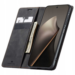 Etui z klapką Spacecase Wallet do Xiaomi 15T Pro czarne