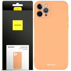 Etui silikonowe Spacecase Silicone Case do iPhone 11 Pro Max pomarańczowe