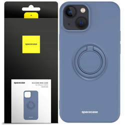 Etui Spacecase Silicone Ring do iPhone 13 mini niebieskie