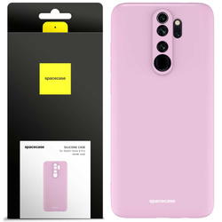 Etui silikonowe Spacecase Silicone Case do Redmi Note 8 Pro liliowe