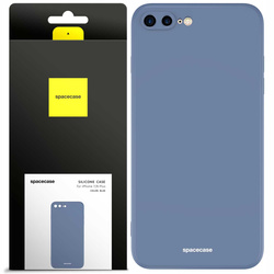 Etui silikonowe Spacecase Silicone Case do iPhone 7/8 Plus niebieskie