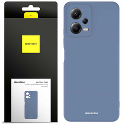 Etui silikonowe Spacecase Silicone Case do Poco X5 5G/Redmi Note 12 5G niebieskie