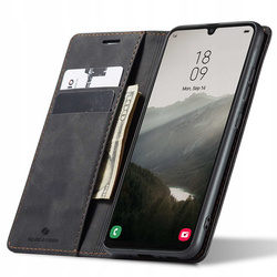 Etui z klapką Spacecase Wallet do Galaxy A34 5G czarne