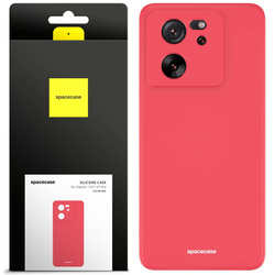 Etui silikonowe Spacecase Silicone Case do Xiaomi 13T / 13T Pro czerwone