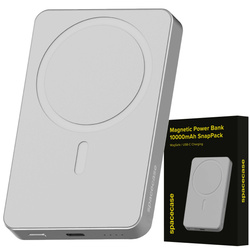 Powerbank indukcyjny Spacecase SnapPack do MagSafe Qi 10000mAh biały
