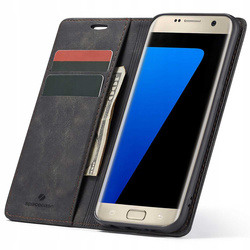 Etui z klapką Spacecase Wallet do Galaxy S7 Edge czarne