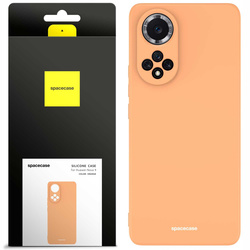 Etui silikonowe Spacecase Silicone Case do Huawei Nova 9 pomarańczowe