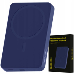 Powerbank indukcyjny Spacecase SnapPack do MagSafe Qi 10000mAh niebieski