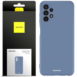 Etui silikonowe Spacecase Silicone Case do Galaxy A13 4G niebieskie